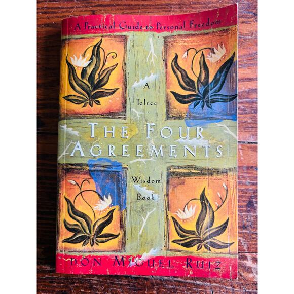 The Four Agreements A Toltec Wisdom Book by Don Miguel Ruiz Paperback - Picture 1 of 6